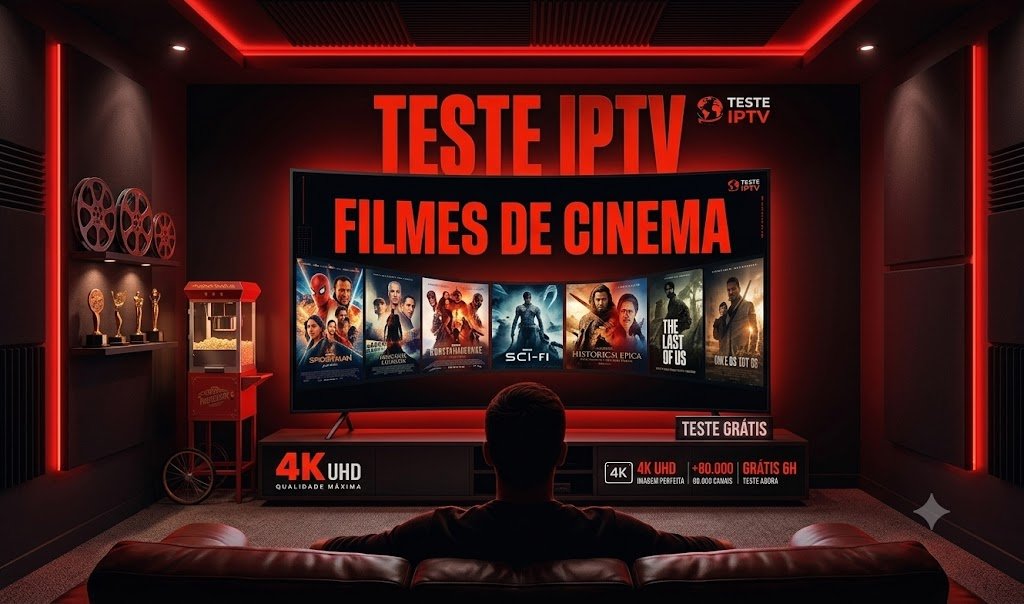 Teste IPTV Filmes de Cinema 4K